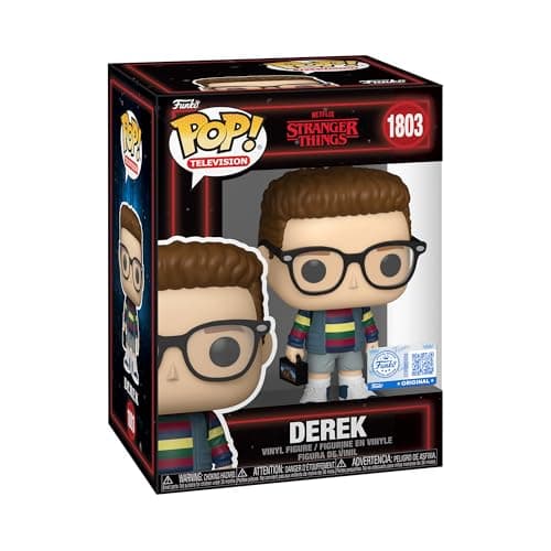 Funko POP TV: Stranger Things Season 5 - Derek - Amazon Exclusive - Collectable Vinyl Figure - Gift Idea - Official Merchandise - Toys for Kids & Adults - Fantasy Fans