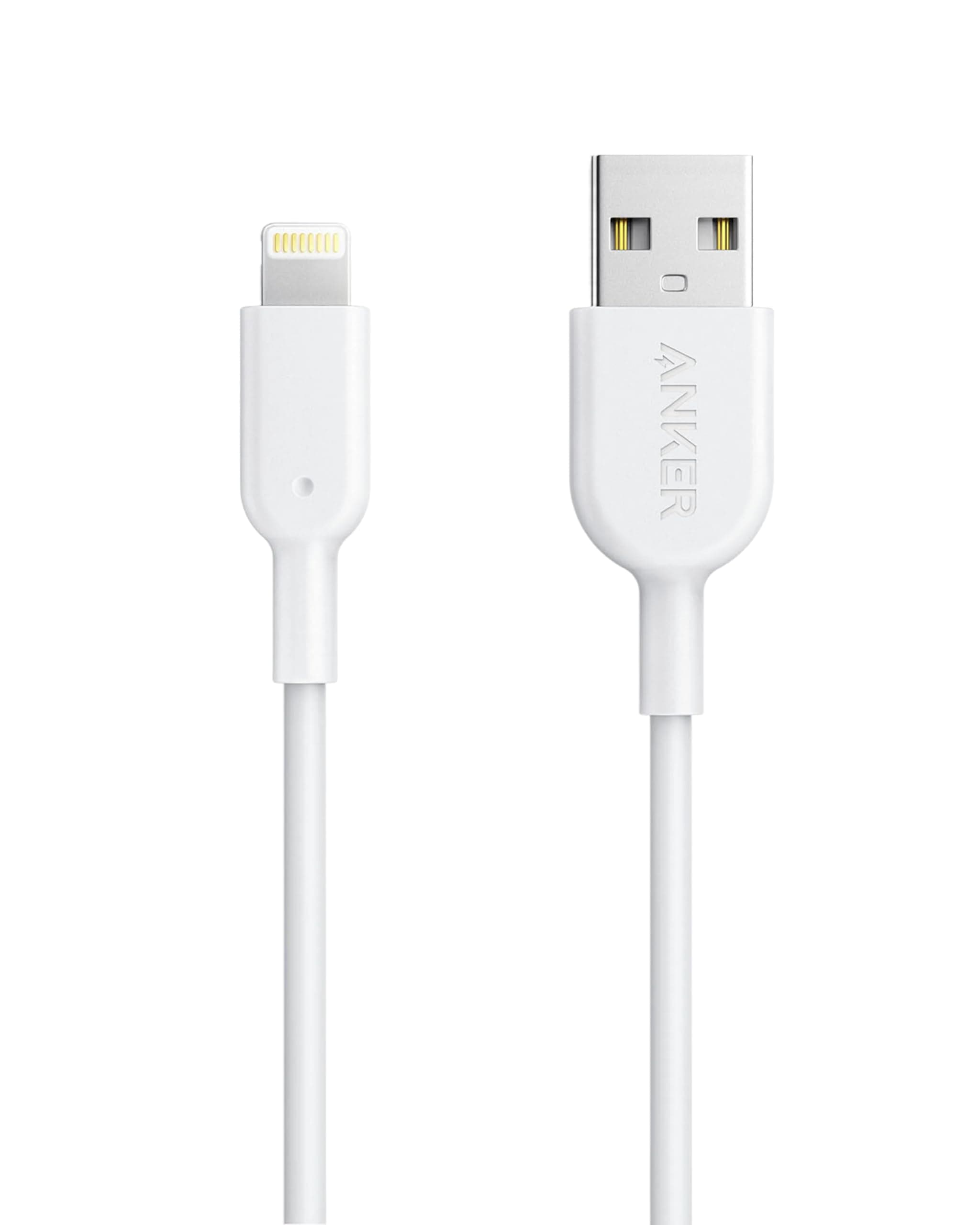 Anker iPhone Ladekabel Powerline II iPhone Kabel 0,9m Lightning Kabel, für iPhone 14/13 / 12/11 / X/XS/XR/SE / 8 Plus / 7/6 und mehr (Weiß)