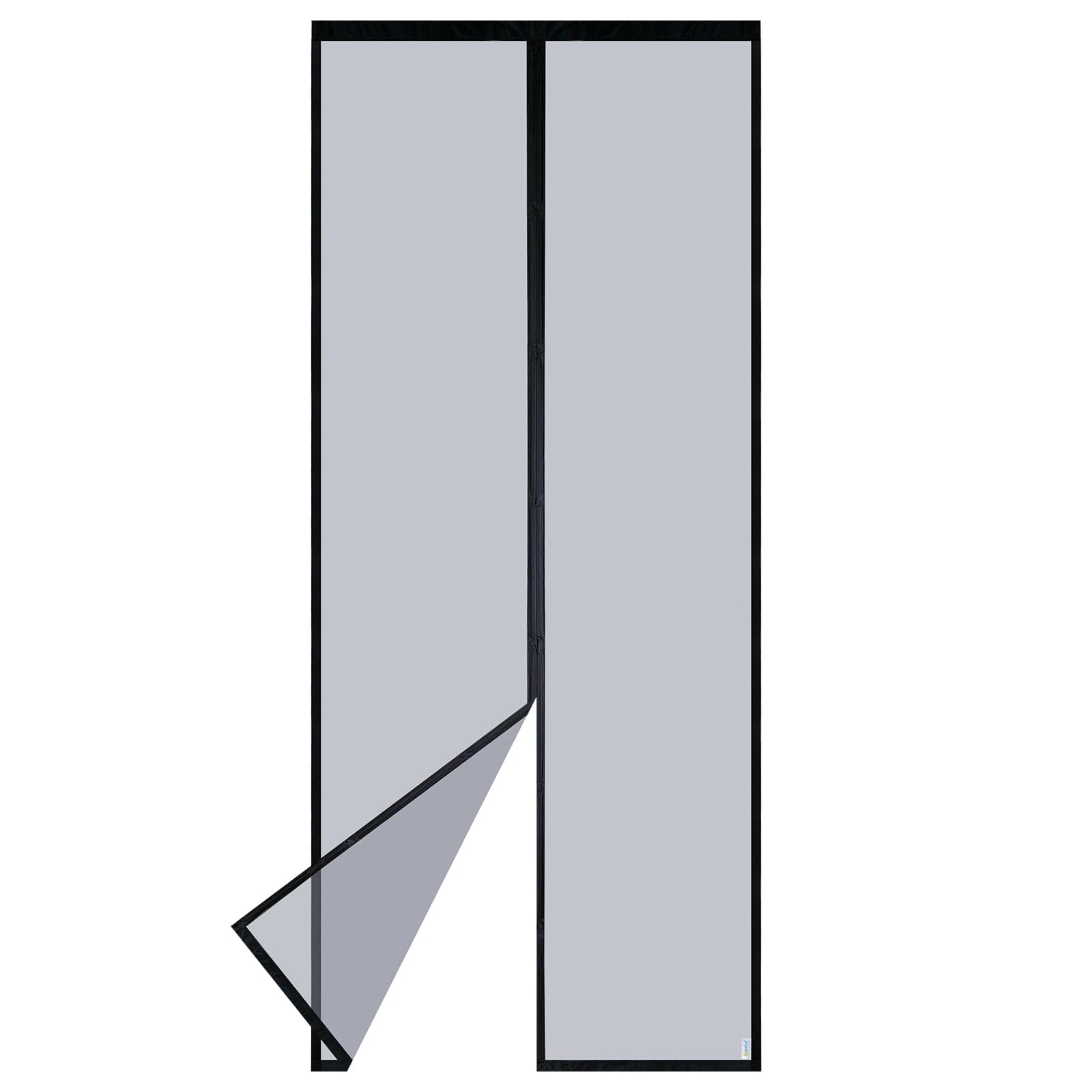 Apalus VP Zanzariera Magnetica per Porta Balcone 80×210 cm, 2× più resistente del modello Classico, anti-graffio per gatti, magneti più forti, fascia auto-adesiva larga 3,8 cm, non accorciabile