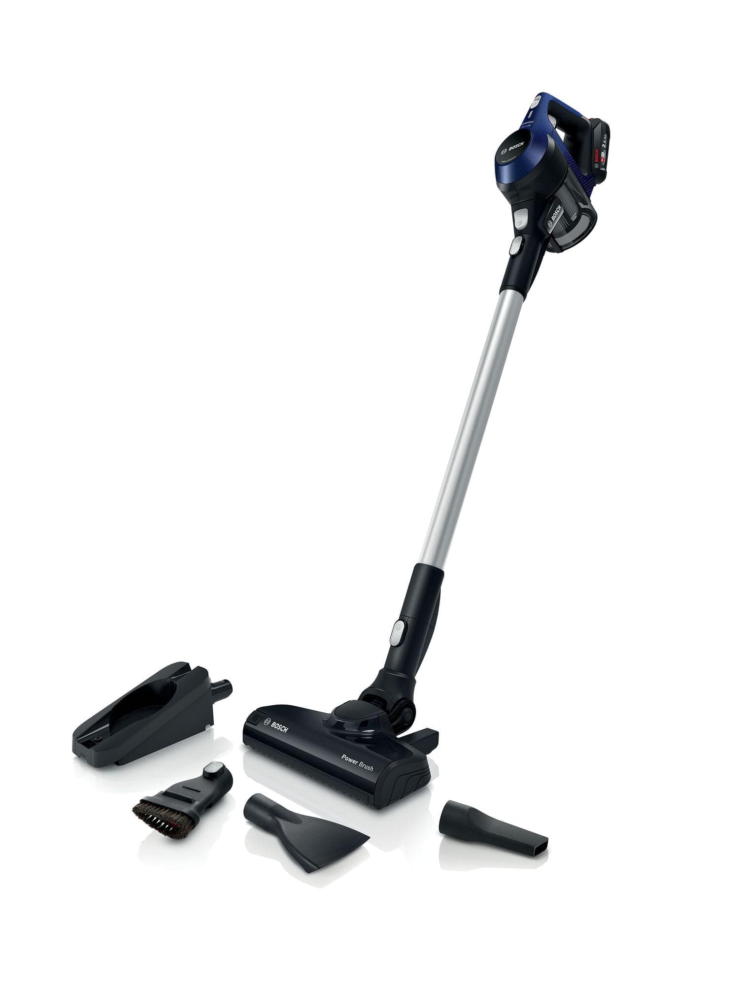 Bosch Unlimited Serie | 6 BBS611MAT - Aspiradora sin cable y de mano, con accesorios, color azul