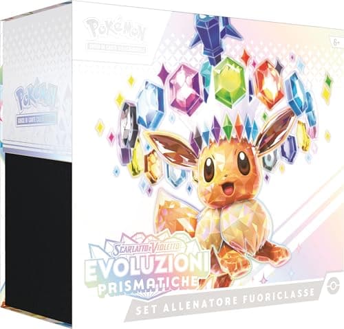 Pokémon-Sammelkartenspiel: Scharlachrot und Violett – Prismatische Entwicklungen (eine Promokarte in voller Länge, neun Erweiterungspackungen und Premium-Zubehör)