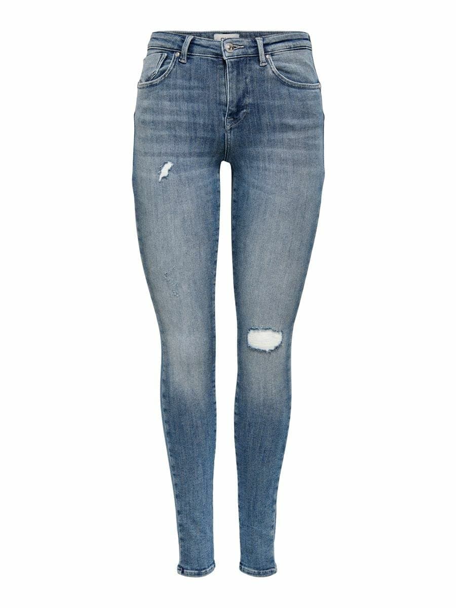 ONLY Female Skinny Jeans ONLPOWER Mittlere Taille Skinny Fit Jeans