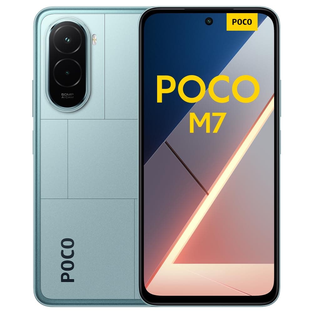 XIAOMI POCO M7, Smartphone 8+256 Go, écran FHD+ 144 Hz de 6,9 Pouces, Snapdragon 685, Double caméra AI 50 MP, 7000 mAh, Bleu, Chargeur Non Inclus (Version Française + 2 Ans de Garantie)