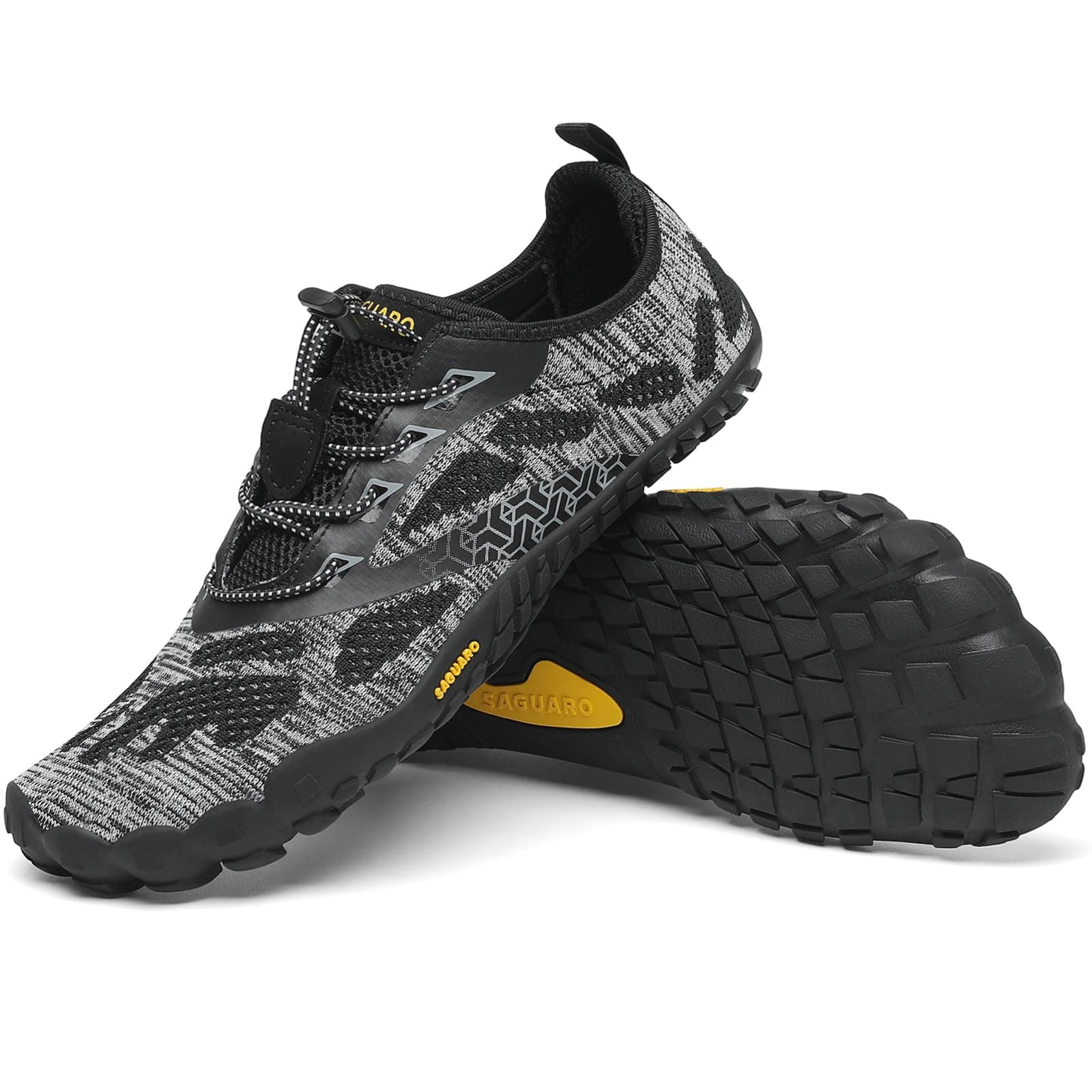 SAGUARO Barefoot Zapatillas Minimalista Ligera Zapatillas de Trail Running para Zero Drop Soles, Gr.36-48