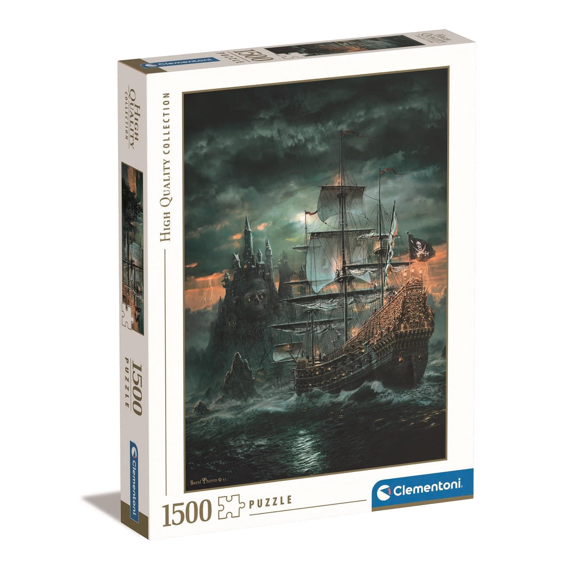 Clementoni 31682.3 Puzzle Kollektion-Das Piratenschiff, 1500 Teile, Multicolor, 6
