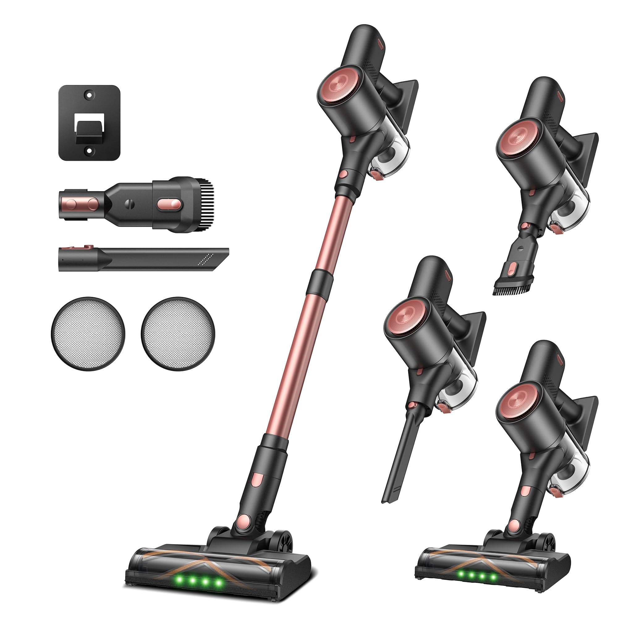 Vexilar Aspirapolvere Senza Fili Potente 45000Pa/ 45 Min, V10Pro Scopa Elettrica Senza Fili Antigroviglio,Ultraleggero,Aspirapolvere Senza Sacco per Pavimenti/Tappeti