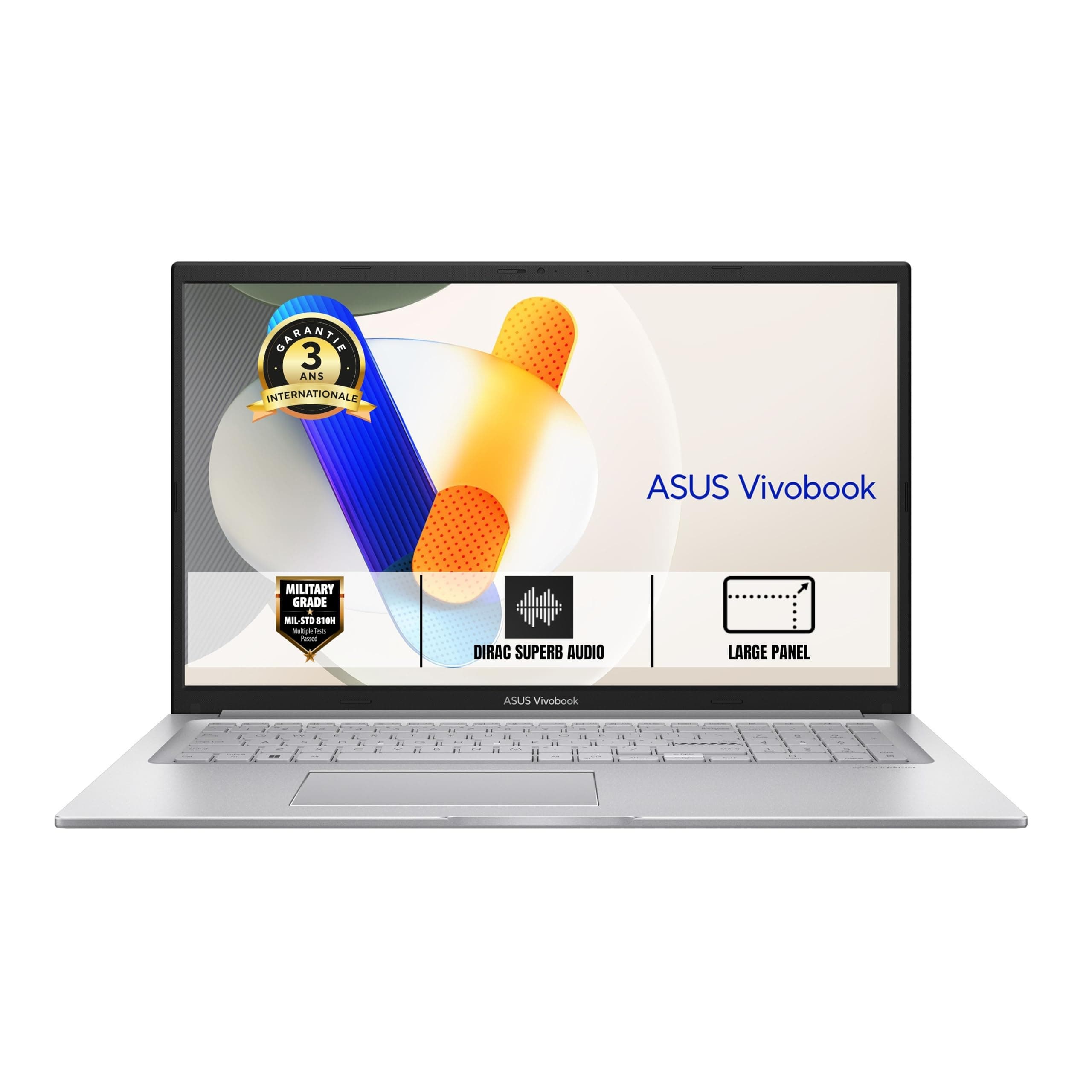 ASUS Vivobook 17.3 Pouces X1704VA-AU979W PC Portable (Intel Core i5-120U jusqu'à 5.0 GHz, 16 Go DDR4, 1 to SSD, Intel Graphics, Windows 11 Home) – Clavier AZERTY