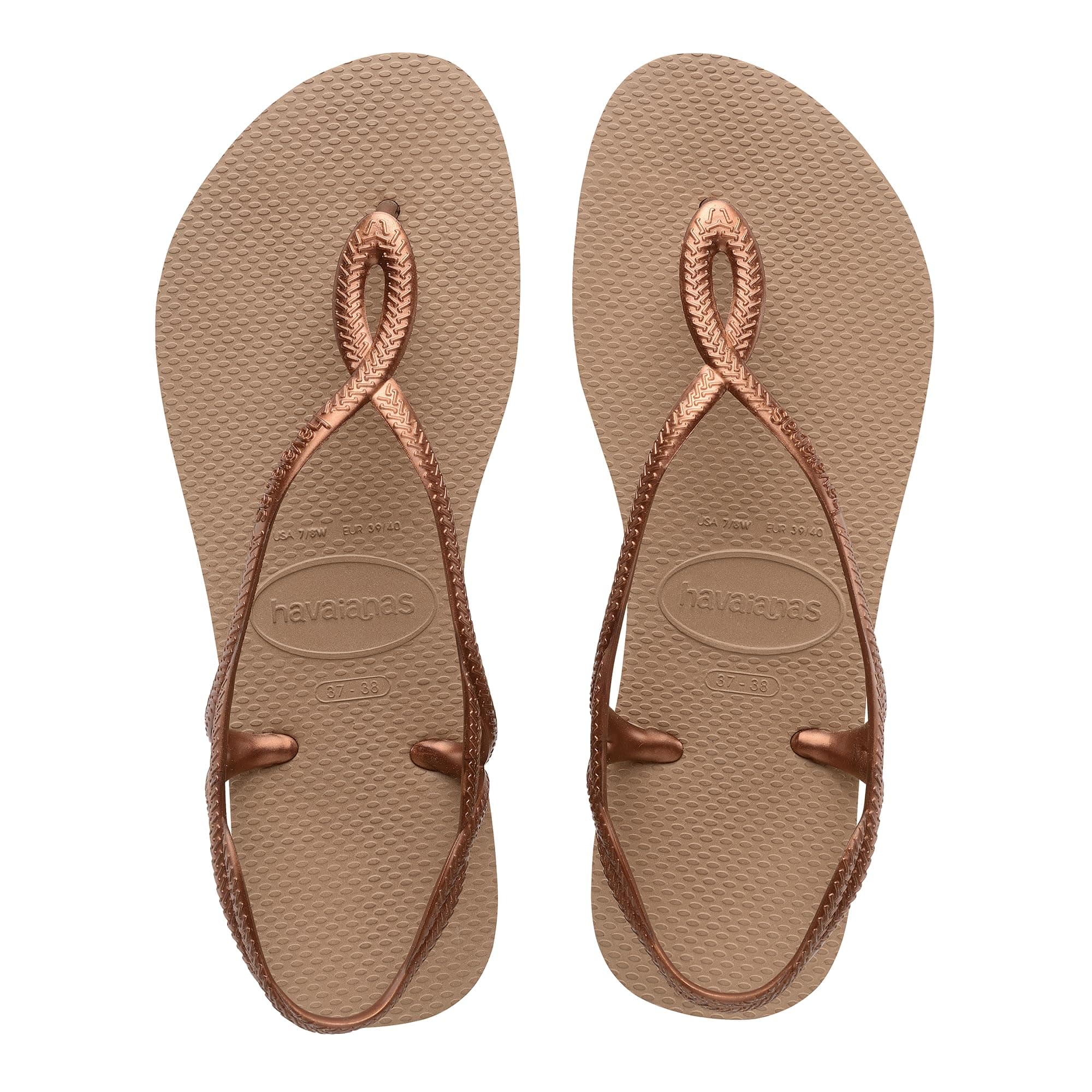 Havaianas - Luna, Sandali Da Donna Comodi, Eleganti E Funzionali, Con Chiusura Alla Caviglia, Cinturini Intrecciati E Suola Antiscivolo