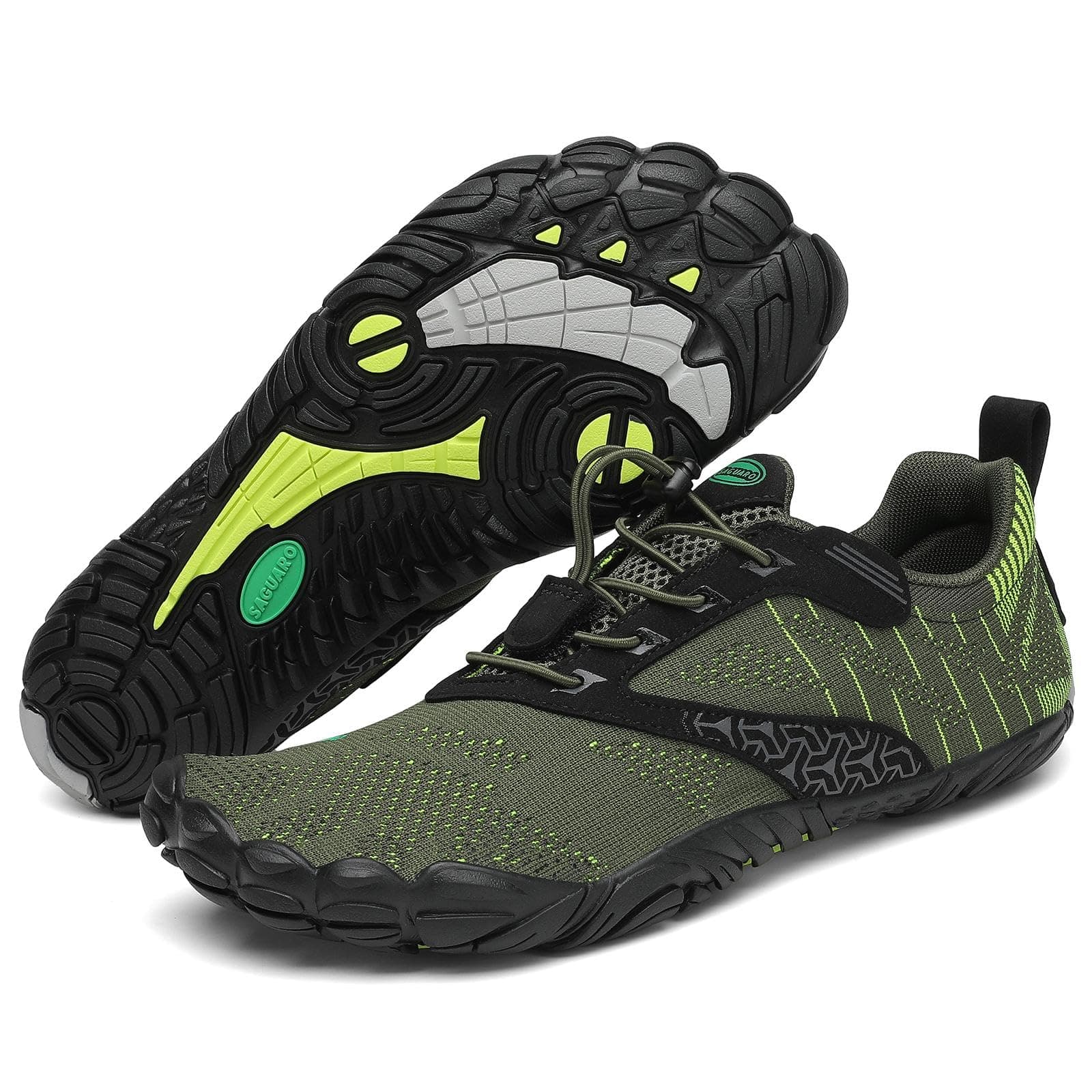 SAGUARO Unisex Barfußschuhe Damen Minimalistische Fitnessschuhe Herren Outdoor Wanderschuhe Traillaufschuhe Gr.36-48