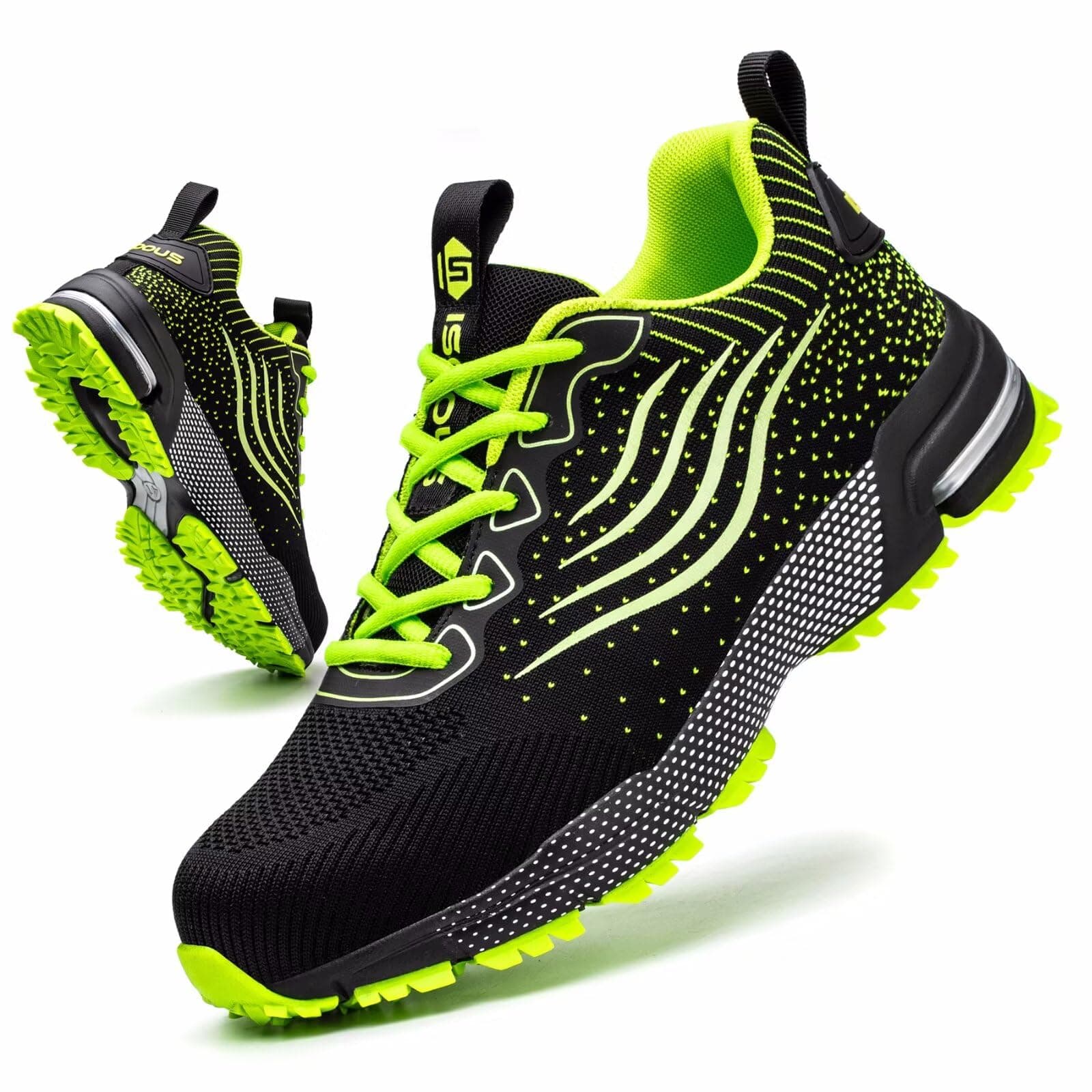 Scarpe Antinfortunistiche Uomo Scarpe da Lavoro Donna Leggere con Punta in Acciaio Traspiranti Scarpe Sicurezza Comode