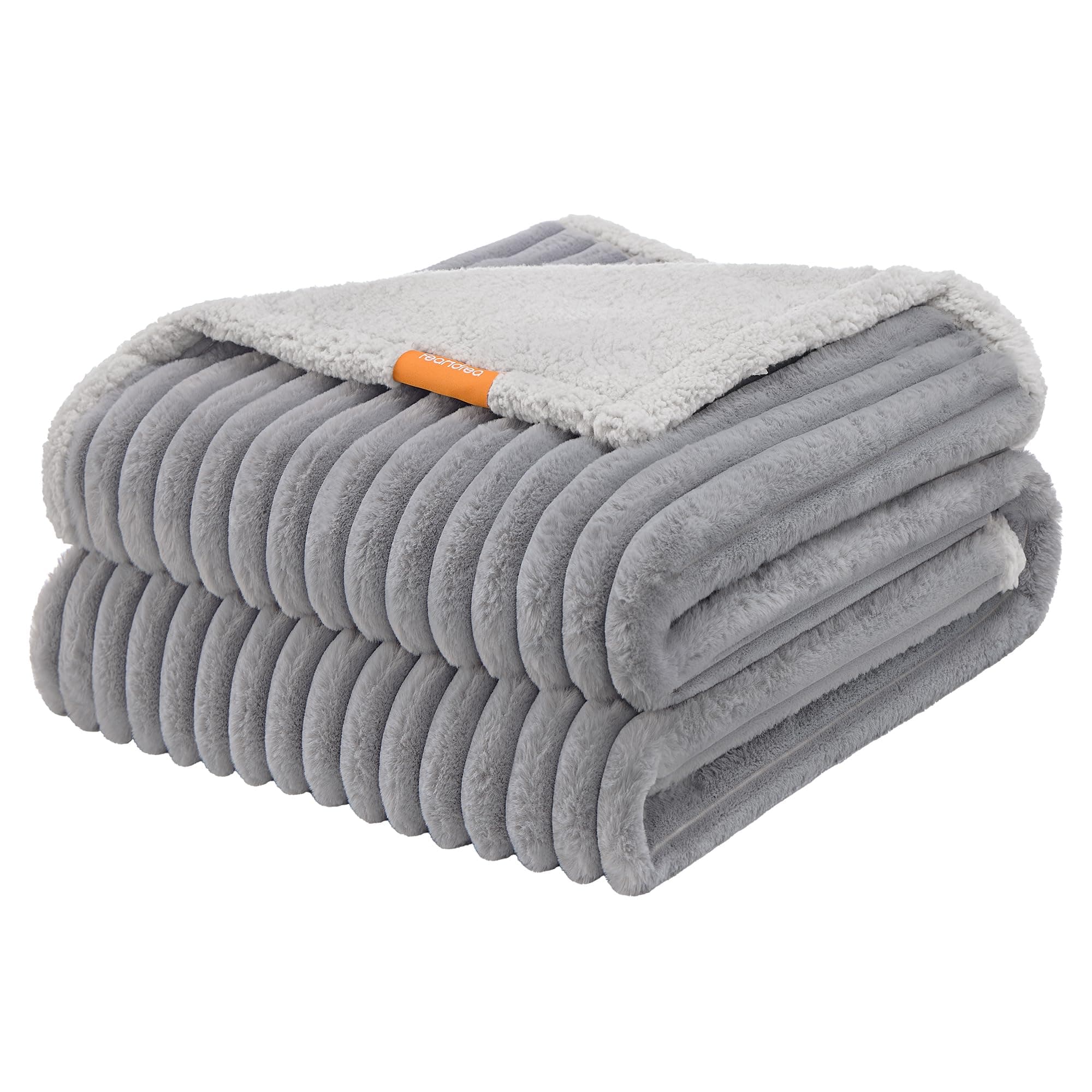 Feandrea Hundedecke, wasserdichte Decke, XL, 152 x 127 cm, für mittelgroße, große Hunde, beidseitig verwendbar, Hundesofa waschbar, Taubengrau-hellgrau PPB036G01